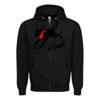 Black negro matapacos riot dog Zipper Hoodie - baoMotion