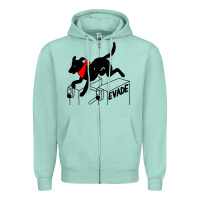 Seafoam negro matapacos riot dog Zipper Hoodie - baoMotion