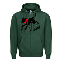 Sports Green negro matapacos riot dog Zipper Hoodie - baoMotion
