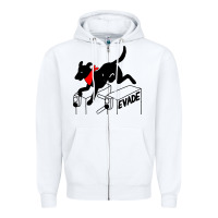White negro matapacos riot dog Zipper Hoodie - baoMotion