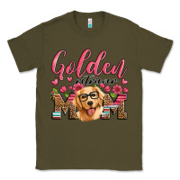 Army Green golden retriever mom Classic Tee - Artiststas