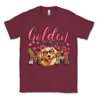 Burgundy golden retriever mom Classic Tee - Artiststas