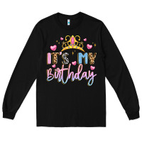Black its my birthday la Long Sleeve Tee - LillyAllenDesigns