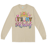 Mushroom its my birthday la Long Sleeve Tee - LillyAllenDesigns