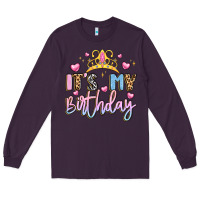 Plum its my birthday la Long Sleeve Tee - LillyAllenDesigns