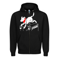 Black negro matapacos riot dog Zipper Hoodie - baoMotion
