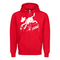 Red negro matapacos riot dog Zipper Hoodie - baoMotion