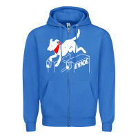 True Royal negro matapacos riot dog Zipper Hoodie - baoMotion