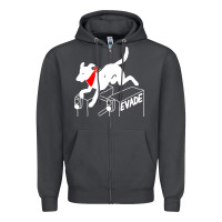 Smoke negro matapacos riot dog Zipper Hoodie - baoMotion