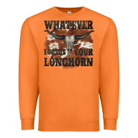 Carrot longhorn bullskull whatever lossos your longhorn Premium Sweatshirt - JahusDesignShop