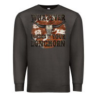 Smoke longhorn bullskull whatever lossos your longhorn Premium Sweatshirt - JahusDesignShop