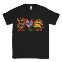 Black Peace love tacos Mexico Classic Tee - HowdyJamesFarm