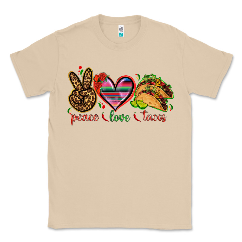 Peace Love Tacos Mexico Classic Tee by HowdyJamesFarm | Teevron
