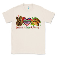 Natural Peace love tacos Mexico Classic Tee - HowdyJamesFarm
