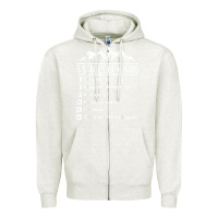 Oatmeal Heather hiking 6 stages of hiking funny hiking nature adventure Zipper Hoodie - baoMotion