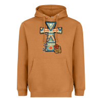 Meerkat halleluljah aztec cross Heavyweight Hoodie - JahusDesignShop