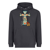 Smoke halleluljah aztec cross Heavyweight Hoodie - JahusDesignShop