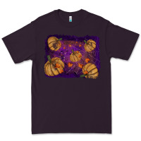 Plum halloween leaves tool leather backround Premium Tee - RanaPortraitStore