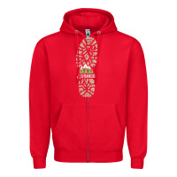 Red hiking durango colorado mountains hiking Zipper Hoodie - baoMotion