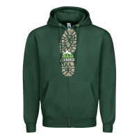 Sports Green hiking durango colorado mountains hiking Zipper Hoodie - baoMotion