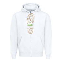 White hiking durango colorado mountains hiking Zipper Hoodie - baoMotion