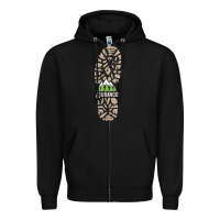 Black hiking durango colorado mountains hiking Zipper Hoodie - baoMotion