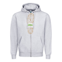 Heather Grey hiking durango colorado mountains hiking Zipper Hoodie - baoMotion