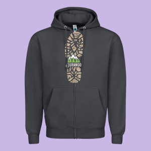 Hiking Durango Colorado Mountains Hiking Zipper Hoodie Designed By Baomotion