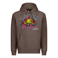 Coffee im just a woman who loves her firefighter Premium Hoodie - SublimationCraftShop