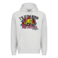 Dove Grey im just a woman who loves her firefighter Premium Hoodie - SublimationCraftShop