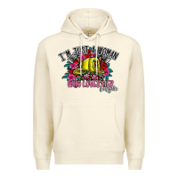 Sandshell im just a woman who loves her firefighter Premium Hoodie - SublimationCraftShop