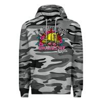 Slate Camo im just a woman who loves her firefighter Premium Hoodie - SublimationCraftShop