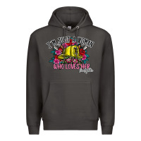 Smoke im just a woman who loves her firefighter Premium Hoodie - SublimationCraftShop