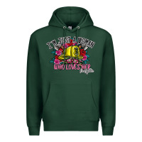 Sports Green im just a woman who loves her firefighter Premium Hoodie - SublimationCraftShop