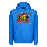 True Royal im just a woman who loves her firefighter Premium Hoodie - SublimationCraftShop
