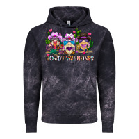 Cloud Black howdy valentines Vintage Hoodie - CowhideDigitalArt
