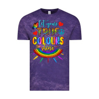 Cloud Purple Let Your True Colours Shine Vintage Tee - BundleAndBundleShop