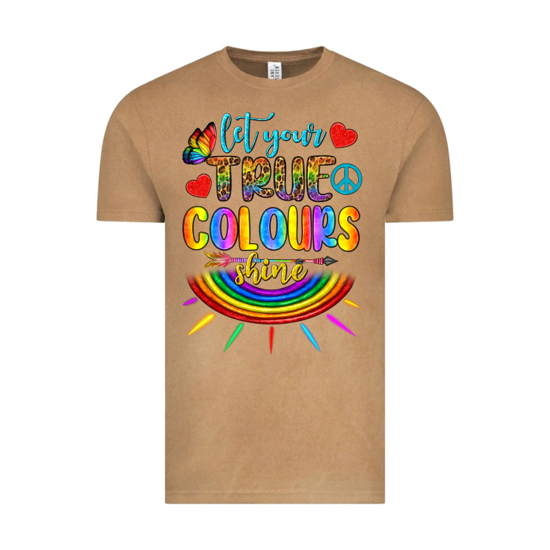 Let Your True Colours Shine Vintage Tee by BundleAndBundleShop | Teevron