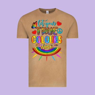 Let Your True Colours Shine Vintage Tee Designed By Bundleandbundleshop