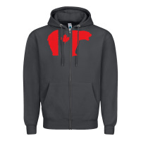 Smoke canada t shirt love canada bear proud canadian canada day t shirt Zipper Hoodie - baoMotion
