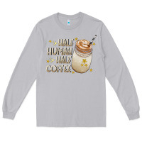Moon Dust Half Human Half Coffee Long Sleeve Tee - CowhideDigitalArt