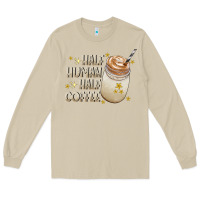 Mushroom Half Human Half Coffee Long Sleeve Tee - CowhideDigitalArt