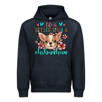 Navy life is better with a chihuahua Urban Hoodie - Jasminsmagicworld