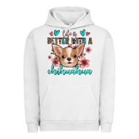 Pigment Lunar Rock life is better with a chihuahua Urban Hoodie - Jasminsmagicworld
