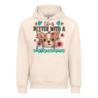 Sandshell life is better with a chihuahua Urban Hoodie - Jasminsmagicworld