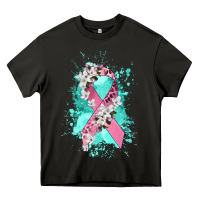 Asphalt cancer ribbon Heavy Core Tee - CowGirlArtShop