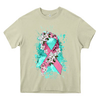 Cancer Ribbon Heavy Core Tee | Teevron