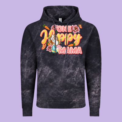 One Hoppy Mama Mother's Day Vintage Hoodie Designed By Lillyallendesigns