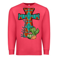 Cardinal aztec cactus cross Premium Sweatshirt - JahusDesignShop