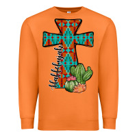 Carrot aztec cactus cross Premium Sweatshirt - JahusDesignShop